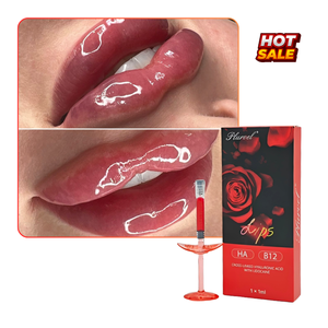Plurvel Long-Lasting Ha Lip Plump Filler Injectable pour l'<span class=keywords><strong>augmentation</strong></span> <span class=keywords><strong>des</strong></span> lèvres, usage esthétique, 1 ml, lèvres rouges, crée <span class=keywords><strong>des</strong></span> lèvres rosées - Product Image 2