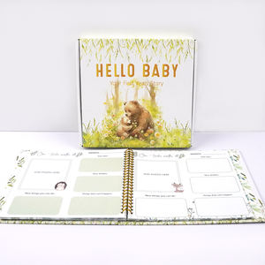 Álbum <span class=keywords><strong>de</strong></span> fotos con tapa dura en espiral personalizado, libro con memoria <span class=keywords><strong>de</strong></span> los primeros cinco años del bebé, diario <span class=keywords><strong>de</strong></span> <span class=keywords><strong>embarazo</strong></span> con estuche - Product Image 3