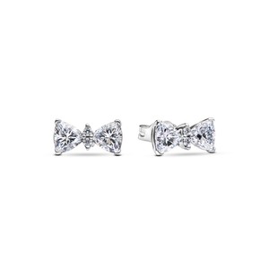 <span class=keywords><strong>Pendientes</strong></span> de Plata de Ley S925 Pandoras con Lazo Brillante, <span class=keywords><strong>Pendientes</strong></span> de Aro con Lazo - Product Image 2