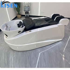 Kisen Intelligent Lift Auto Multi Functional Hair Washing Salon Furniture Electric Full Body Massage Head Therapy Shampoo <b>Bed</b> - Product Image 5