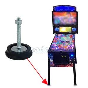 Amortecedor de borracha personalizado para peças de arcade pinball, amortecedor de vibração para pés de silicone