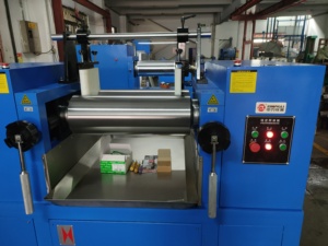 Hai Cuộn Cao Su Trộn Máy Silicone Màu Trộn Mill Phòng Thí Nghiệm Nhựa <span class=keywords><strong>Mixer</strong></span> Thiết Bị - Product Image 6