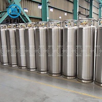 Gaz industriel cryogénique, réservoir Dewar de 175 L d'oxygène liquide/azote/argon/CO2, homologué TPED, marque SEFIC