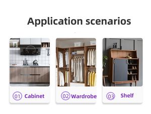 Piedini Regolabili in Plastica di Alta Qualità, Resistenti, con Capacità di Carico di 30KG, <span class=keywords><strong>per</strong></span> <span class=keywords><strong>Mobili</strong></span> <span class=keywords><strong>da</strong></span> <span class=keywords><strong>Cucina</strong></span> e Camera <span class=keywords><strong>da</strong></span> Letto - Product Image 2