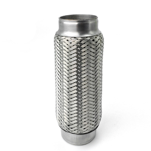 Nhà Máy Tùy Chỉnh Xả Phía Trước Flex Ống Kim Loại Lưới Bện 201/304 Thép Không Gỉ Xe Downpipe Ống Linh Hoạt - Product Image 3