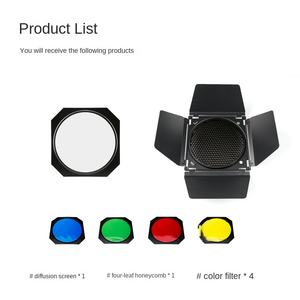 Godox BD-04 accessoires de studio maille nid d'abeille <span class=keywords><strong>film</strong></span> couleur couverture standard photographie <span class=keywords><strong>flash</strong></span> déflecteur à 4 feuilles - Product Image 6