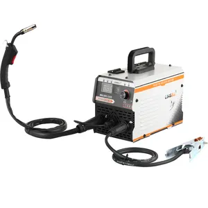 Lingba-soldador GMAW FCAW, control digital, cable de núcleo de flujo sin gas, máquina de soldadura mig, 160A
