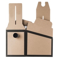 Distributeur de café jetable en carton, économique et écologique, en matériaux recyclés, 96 oz, pour sushis et boissons