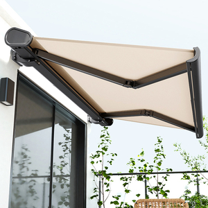 Auvent rétractable à cassette complète de taille personnalisée pour l'extérieur, auvents pour garages, auvents, auvents - Product Image 1