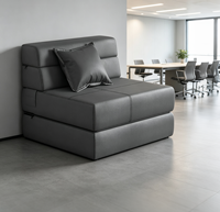 Sofá Cama Tatami Plegable OEM ODM, Sofá de Piso con Tamaño Personalizado, Opciones de Colchón de Tela Lino Tech, Directo de Fábrica VLranlife