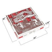Emballages en papier biodégradable pour pizza, personnalisables avec logo, finition mate, gaufrage éponge, écologiques, jetables