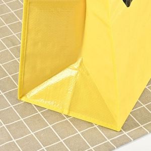 Wholesale Supermarket Waterproof Customized Logo Beach Promotional Hand Recycled Pp <b>Plastics</b> Woven Shopping <b>Tote</b> Bags - Product Image 2