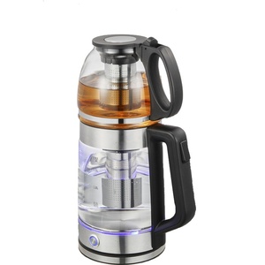 Bouilloire électrique intelligente 1,2 L avec écran numérique, en acier inoxydable, isolation par toucher, arrêt automatique, 1200 W, avec lumière bleue, garantie 5 ans - Product Image 1