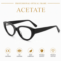 Lunettes optiques en acétate Mazzucchelli pour femme, forme ronde, style vintage rétro élégant, personnalisables avec logo, prêtes pour la prescription, échantillonnage sur 7 jours
