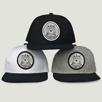 OEM Kualitas Tinggi 5 Panel PVC Karet Patch Akrilik Wol Topi Snapback Tepi Datar Topi Basket