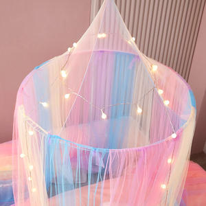 <span class=keywords><strong>Moustiquaire</strong></span> de plafond en forme de dôme confortable et douillet, adaptée aux lits de princesse pour filles, avec maille cryptée, convient aux lits de fille Z805 - Product Image 6