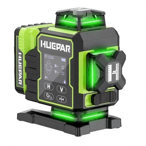 <span class=keywords><strong>Nivel</strong></span> Láser 4D de 16 Líneas, Haz Verde, <span class=keywords><strong>Autonivelante</strong></span>, Láser Rotatorio, Batería de 12V 18650 para Medición en Interiores y Exteriores - Product Image 4