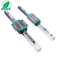 Kit de rail de guidage linéaire en acier Bloc coulissant HGR15 HGR20 HGR25 HGR30 Courbé 1000mm 2000mm 3000mm Rails CNC avec moteur PLC