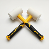 Marteau en caoutchouc blanc élastique Zhengtong pour l'installation de carreaux de céramique, qualité industrielle, bricolage, poignée en plastique antidérapante, OEM 1