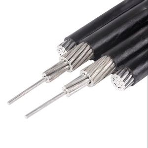Câble aérien en aluminium isolé en PVC (câble en bouquet aérien) série JK, tension nominale 1kV/10kV, pour l'électricité - Product Image 2