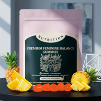 Gummies Bien-être Féminin : Soutien Nutritionnel Quotidien pour la Santé des Femmes, Saveur Ananas, Complément Alimentaire Équilibrant