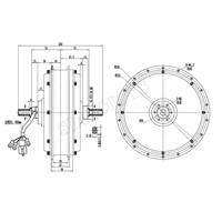 Vélo électrique SIAECOSYS haute vitesse 3000W avec moteur de moyeu QSMOTOR 205 V3I 3000W, état neuf