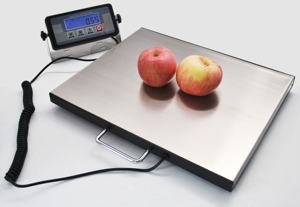 대형 플랫폼 스케일 16 인치 x 12 인치 스테인레스 스틸 디지털 우편 배송 무게 무게 무게 헤비 듀티 바닥 규모 440lb - Product Image 5