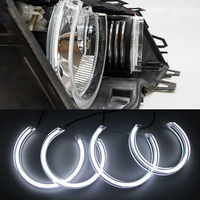 Nouveau phare LED Guide cristal ange oeil lumières voiture lampe ouverture universelle feux de jour