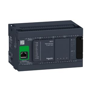 PLC TM241CEC24U M241 คอนโทรลเลอร์พร้อมอีเธอร์เน็ตในตัว, CANopen และการสื่อสารแบบอนุกรม - Product Image 2