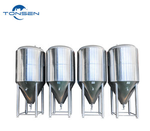 ถังหมักเบียร์ทรงกรวย สเตนเลสสตีล 304/316 ขนาด 10,000 <span class=keywords><strong>ลิตร</strong></span> 10 ตัน ยูนิตแทงค์ สำหรับขาย - Product Image 1