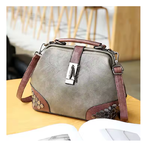 กระเป๋าถือสุภาพสตรีหรูหราใหม่2025จากอินเดียสินค้าขายดีที่มีความจุมากและมีซิปปิด - Product Image 3