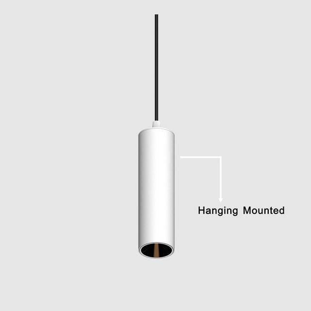 Modern LED Pendant Light 7W 10W Ceiling Hanging Lamp Minimalist Cylinder Design for Dining Room Kitchen Bar Lighting