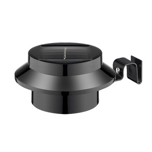 Lampe solaire murale extérieure 12V LED en forme de cylindre, alimentée par énergie solaire, pour la décoration de clôture de jardin - Product Image 1