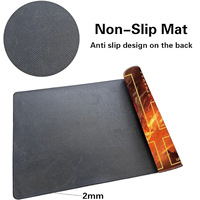 Tapis de jeu rectangulaire antidérapant personnalisé pour cartes à collectionner, best-seller transfrontalier, fabriqué en Chine, emballage en sac OPP sur commande