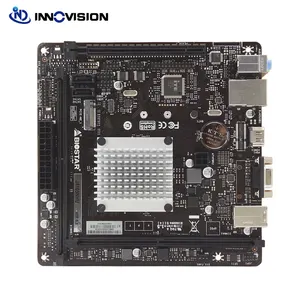 Embedded Intel Celeron J4105 4 ליבות מיני ITX 17x17 האם fanless עם M2 חריץ