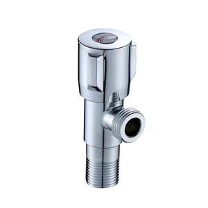 Robinet d'arrêt d'angle en laiton pour salle de bain, ouverture lente, 1/2 pouce, matériaux en cuivre, pour toilettes sanitaires, personnalisé, populaire - Product Image 4