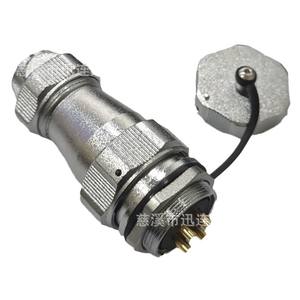 Conector de aviación serie WY28 de aleación de zinc chapado en oro con montaje en panel de cobre de 2 a 26 pines - Product Image 1