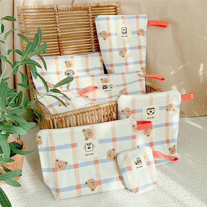 Borsa portaoggetti impermeabile in tela con cerniera a cartoni animati per pannolini, articoli da toeletta e medicinali per bambini, stile coreano <span class=keywords><strong>Doto</strong></span> Kindergarten - Product Image 2