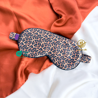 Masque de sommeil en soie personnalisé avec sangle élastique, sans pression, masque oculaire en soie de mûrier pour dormir