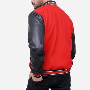 Chaquetas Varsity Personalizadas de Invierno para Hombre, Estilo Casual, Cuello Alto de Lona, Bordado Frontal, Manga Larga, Secado Rápido, Transpirables, Múltiples Bolsillos - Product Image 6