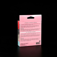 Boîte en plastique pliable personnalisée, recyclable, CMYK, transparente, pliable, en PET/PVC, emballage cadeau recyclable