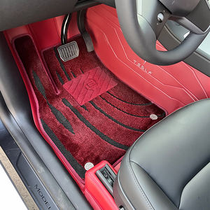 Coussin de pied de sac souple personnalisé à couverture complète à 360 degrés coussin de pied de voiture en cuir imperméable de luxe Napa adapté à la Tesla Model 3 X - Product Image 3