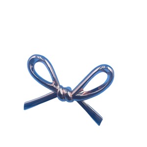 Furniture Handle Alloy Rose <b>Gold</b> Bow Shape <b>Cabinet</b> Drawer Wardrobe Hardware Accessory Contemporary Durable - Product Image 5
