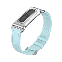 Bracelet de montre de remplacement pour Google Fitbit Air, entièrement enveloppant, avec cadre métallique, résistant à la transpiration et à l'eau, en nylon renforcé avec PU