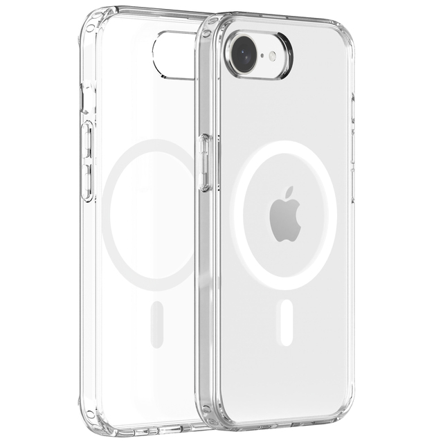 Hot Sale Sport Crystal Magnetic Anti-yellow Soft TPU Hard Anti-scratch PC Phone case for iPhone 17 E