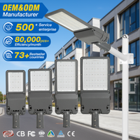 Lampadaire LED de haute qualité pour route et extérieur, étanche IP66, boîtier en aluminium, 50w 100w 150w 200w