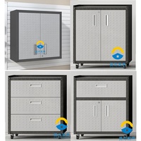 Armoire de rangement murale en métal pour outils de garage, casier à outils suspendu