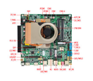 ELSKY Coffee Lake 8 Gen ชิปเซ็ต <span class=keywords><strong>HM370</strong></span> i5-9300H i7-9750H Realtek 8111H + 1Intel I219V LAN 1 * MINI_PCIE 4G DDR4เมนบอร์ด SSD 1151 - Product Image 5