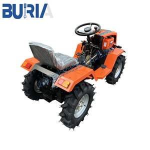 Mini tracteur de jardin 4WD avec moteur diesel 18HP Mini motoculteur de ferme avec composants d'engrenage du moteur central Pompe et boîte de <span class=keywords><strong>vitesses</strong></span> - Product Image 6
