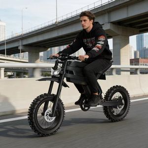 Motocicleta Eléctrica Todoterreno GT73, 2000W, 52V, 27Ah, Suspensión Completa, para Montaña, Motocross, Gravel, para Adultos, Envío desde Almacén en EE. UU. - Product Image 6